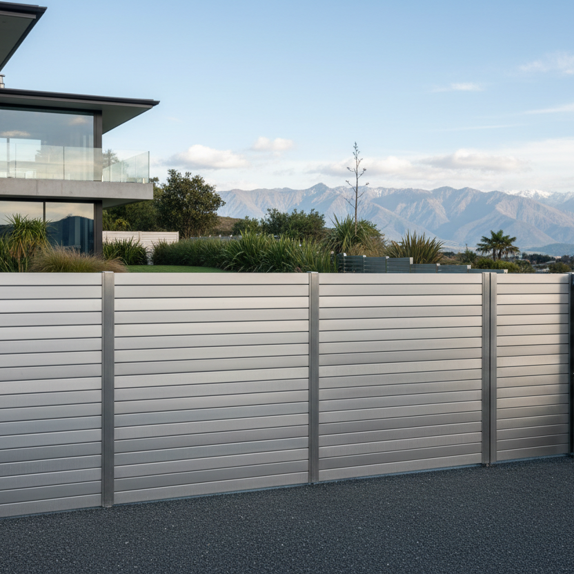 Aluminium Blade Fence Panel